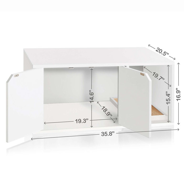 Archie & Oscar™ Kells zBoard Paperboard Litter Box Enclosure & Reviews